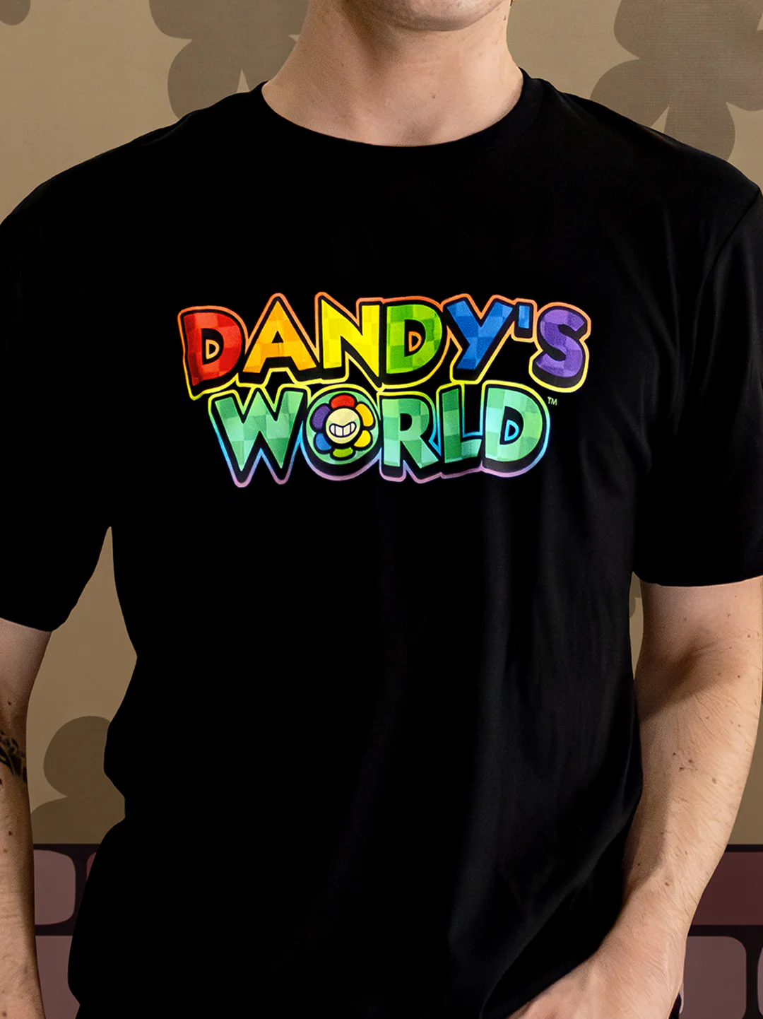 Dandy's World Black Logo Tee - Image 2