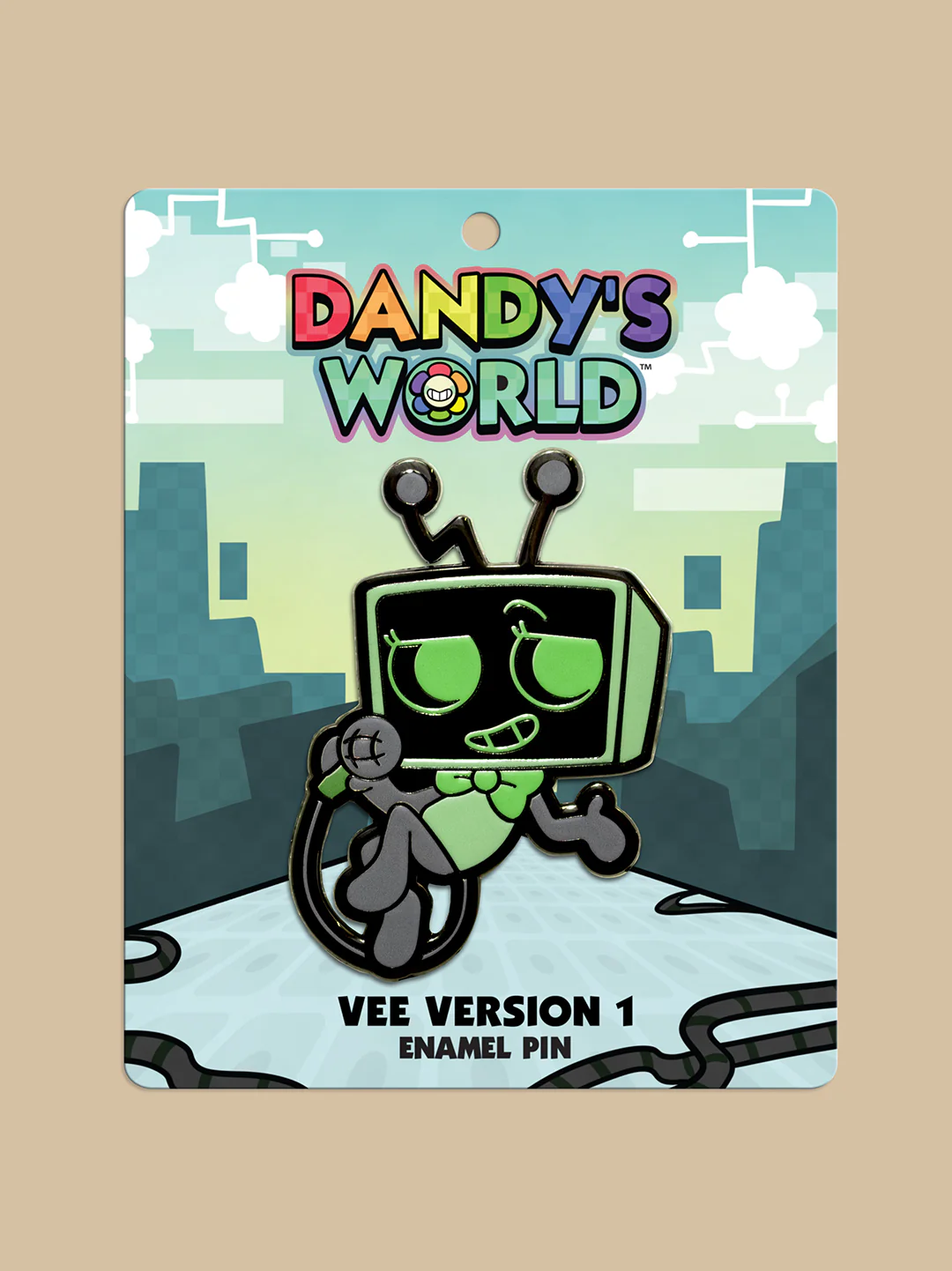 Vee Enamel Pin